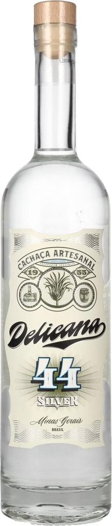 Delicana 44 SILVER Cachaça Artesanal 44% Vol. 0,7l Produktbild 