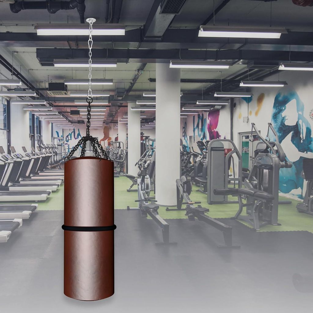 Plafondhaken für schwere Lasten - Set für Hängestühle und Hängematten mit 400 kg Tragfähigkeit, 360° drehbarer Haken und Verlängerungskette