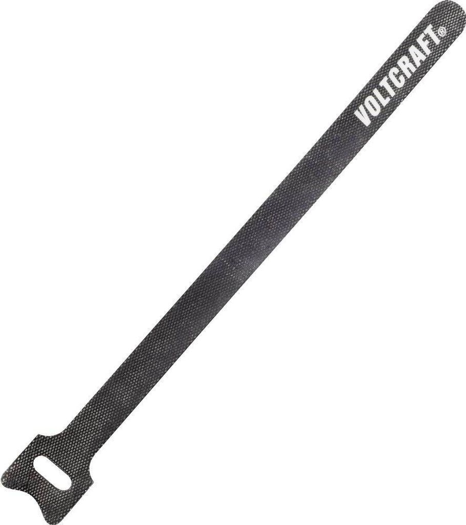 VOLTCRAFT Klett Kabelbinder 200mm Klett Kabelbinder 200mm (L x B) 200 mm x 12 mm Dark-Grey