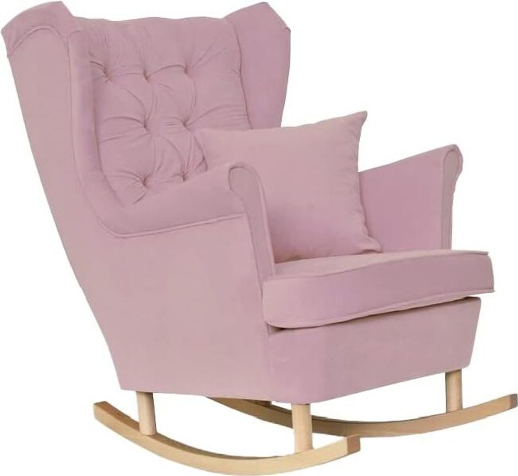 Family Meble Schaukelsessel Gaja Relaxsessel Skandinavisch Bequemer Ohrensessel Loungesessel Fernsehsessel Für Wohnzimmer Schlafzimmer Büro (TRIN...