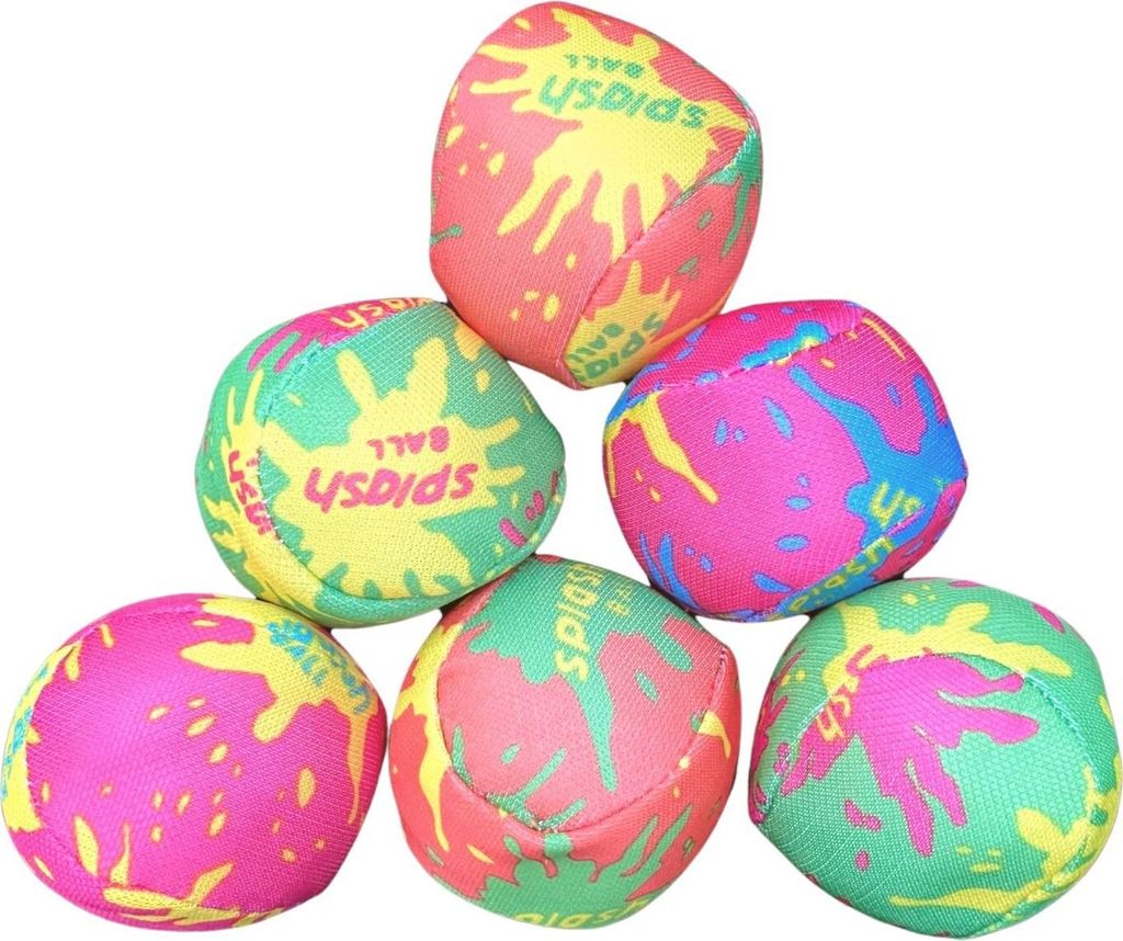 Best Sporting Water Fun Balls aus Neopren, 6 Stück I Wasserball Kinder, Neoprenball klein I Pool Spielzeug, Wasserspielzeug Kinder Outdoor, Beachb...