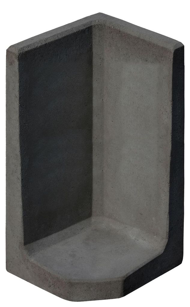 L-Steine L-STEIN- ECKE ANTHRAZIT 100/50/50/7 CM