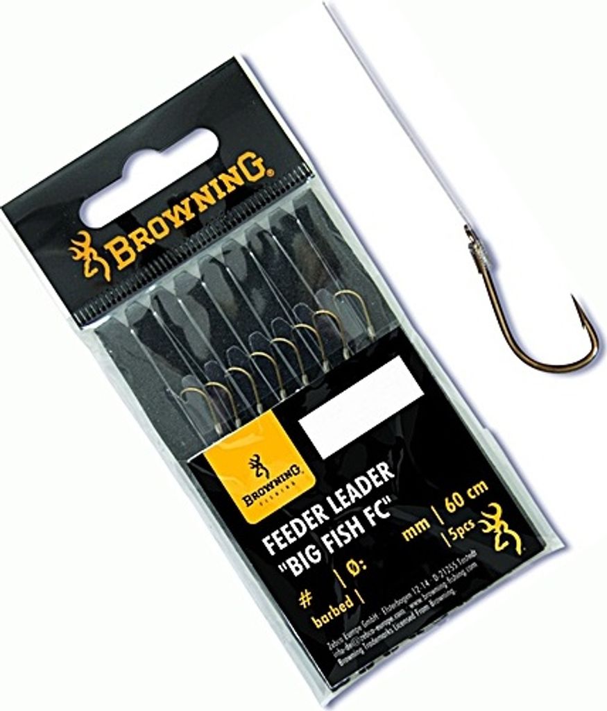 Browning Feeder Leader Big Fish FC Bronze #16 1,45KG Ø 0,14mm 60cm / Vorfachhaken