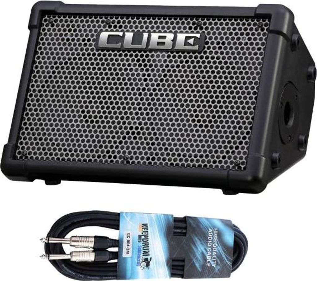 Roland Verstärker Cube Street EX Mini-PA mit Klinkenkabel
