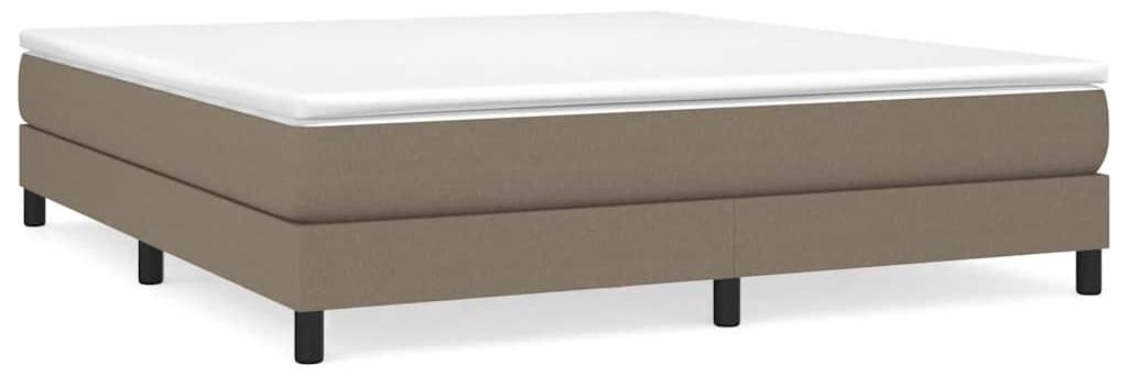 vidaXL Boxspringbettgestell Taupe 160x200 cm Stoff Produktbild 