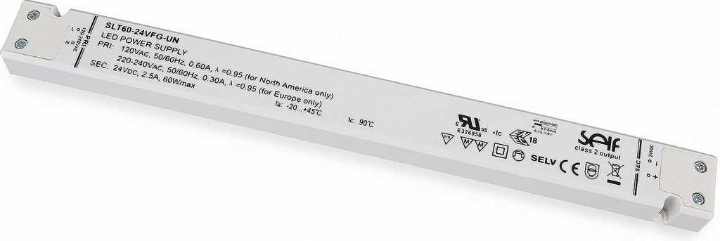 Self Slt60-24Vfg-Un 24.0 V/Dc/0-2.5 A 2.5 A 60 W Ip20 Produktbild 