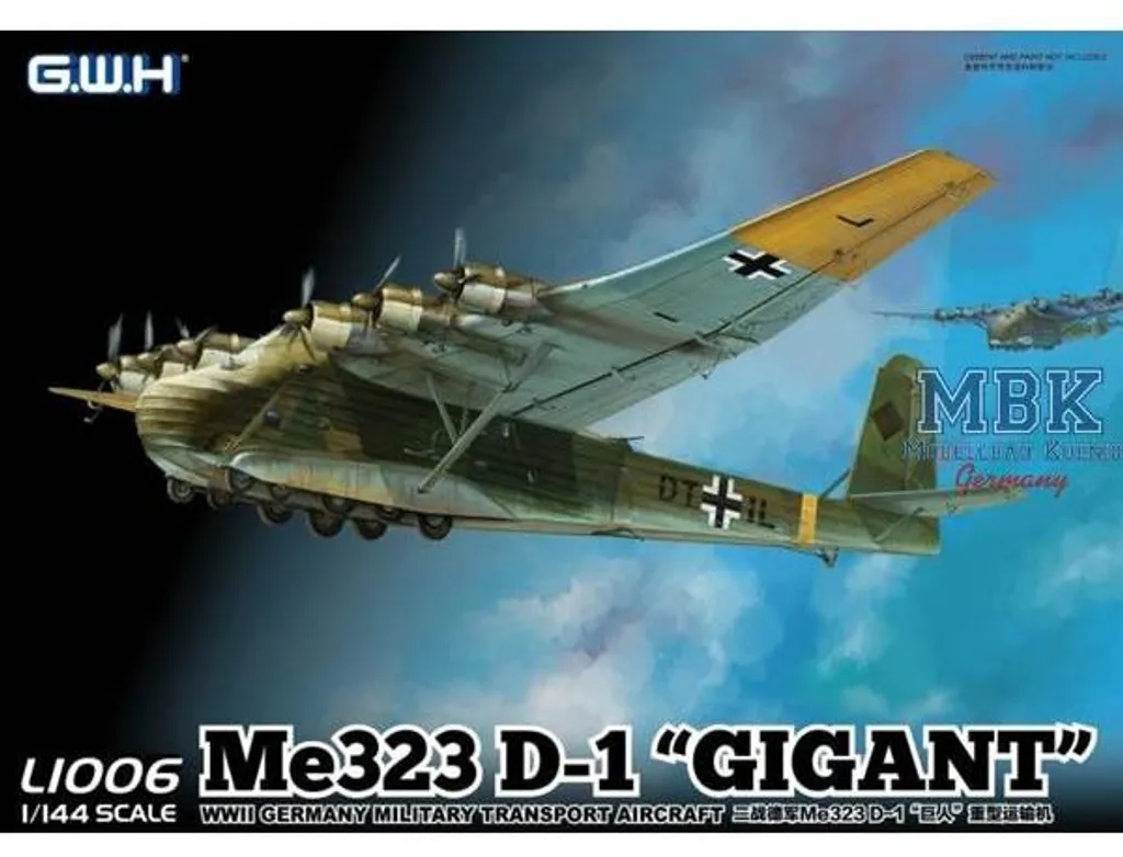 Maquette avion Messerschmitt Me 323 D-1 Gigant Great Wall Hobby L1006