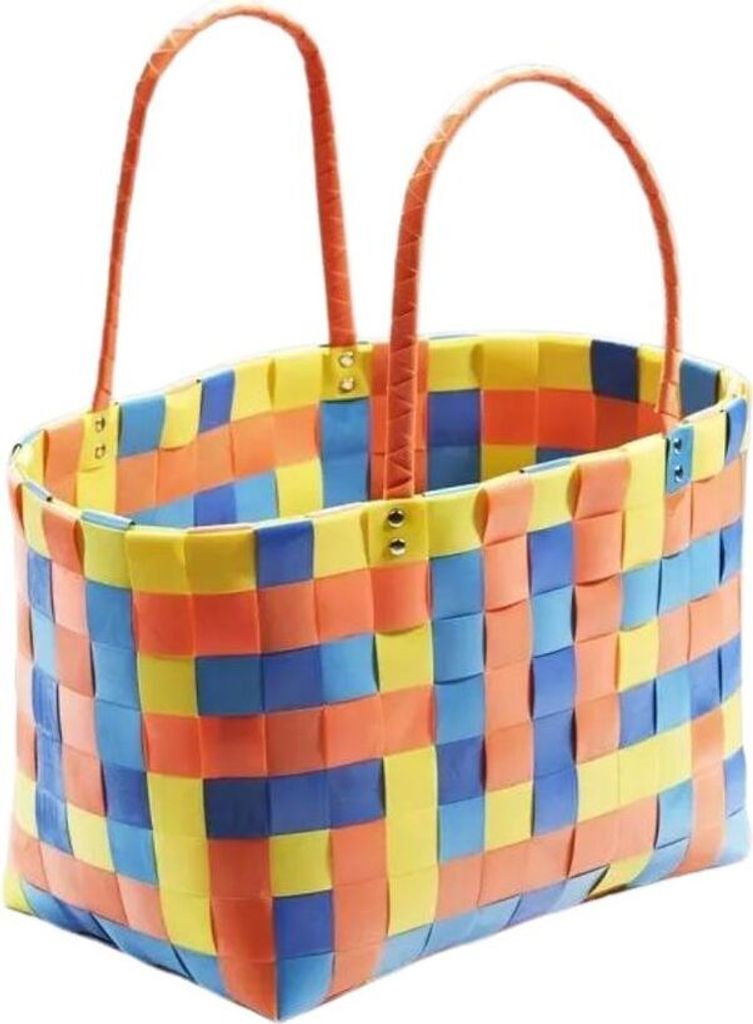 LOCKER 10573-52 Tasche aus Kunststoff, bunt kariert Produktbild 