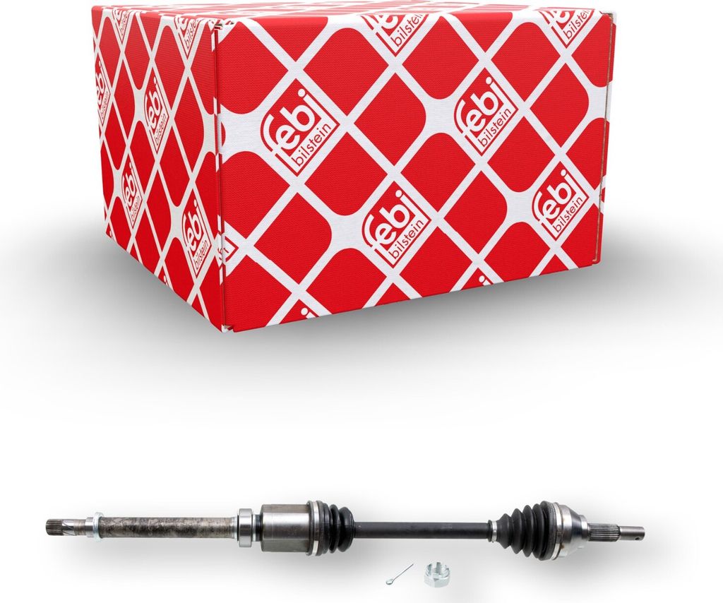 FEBI BILSTEIN 184797 Antriebswelle Vorne Rechts für NISSAN Qashqai / Qashqai +2 I (J10, NJ10) Qashqai / Qashqai+2 I Van (J10, JJ10E)
