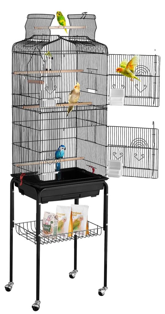 Gabbia per uccelli VEVOR, 45,7x35,5x151 cm, voliera per Immagine del prodotto 