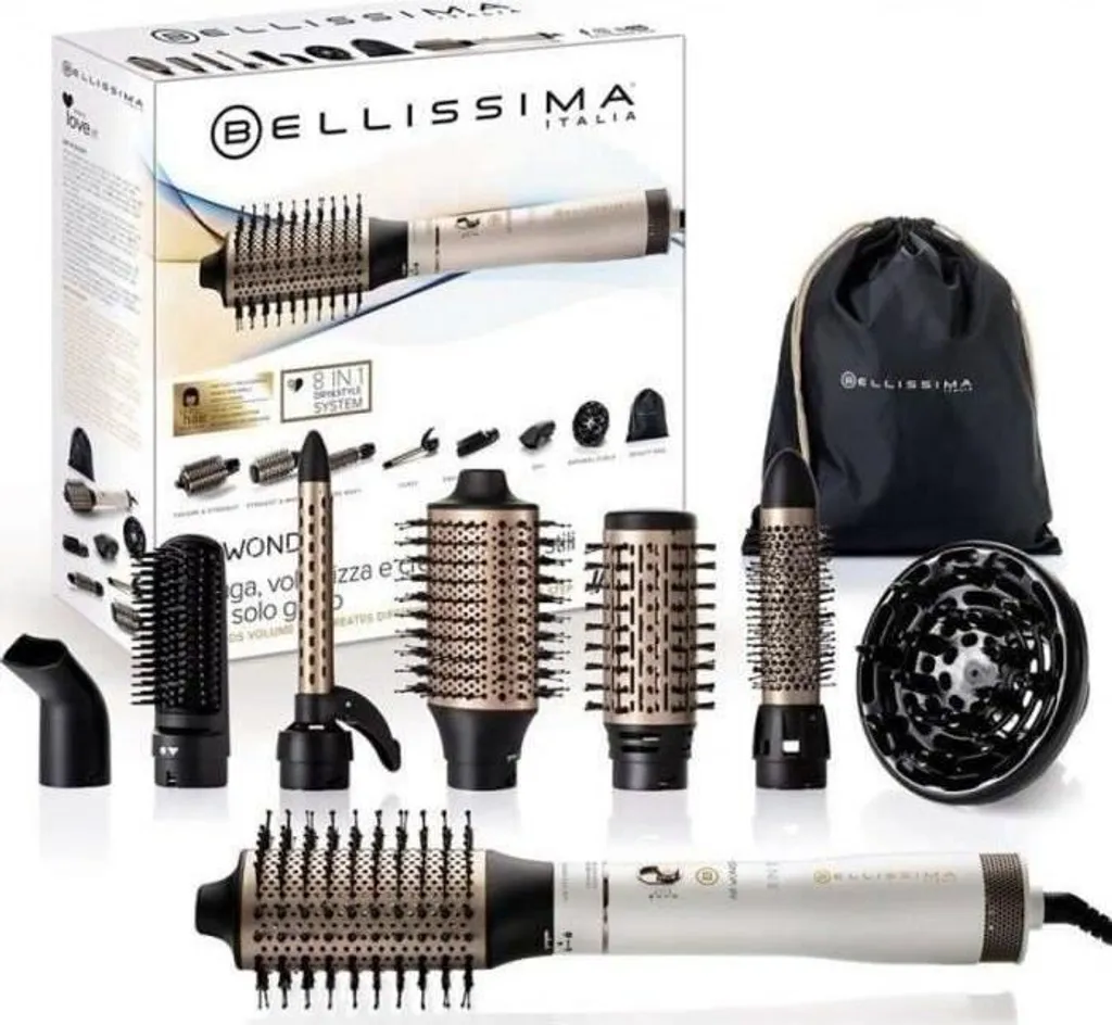 Spazzola Modellante Bellissima Air Wonder 8 in 1 Styling Rapido - 1