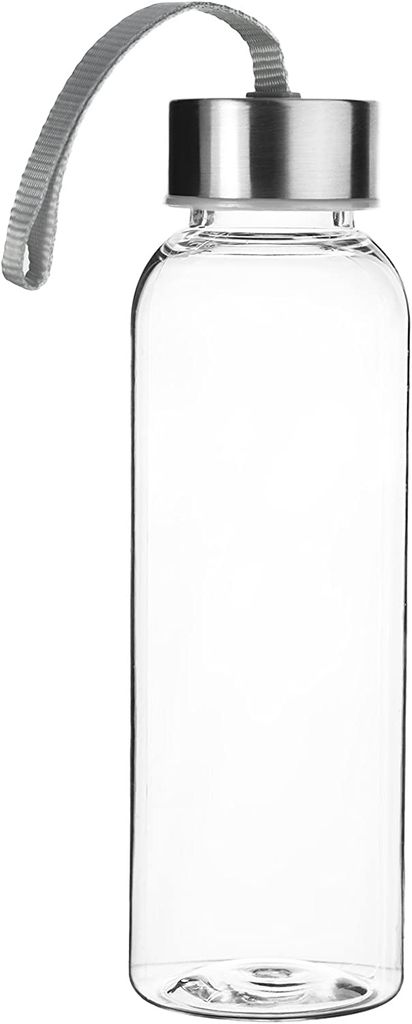 Novelinks Wiederverwendbare Wasserflaschen Aus Matt Kunststoff – 12 Stück, 765 Ml, Mit Edelstahldeckel, Luftdicht
