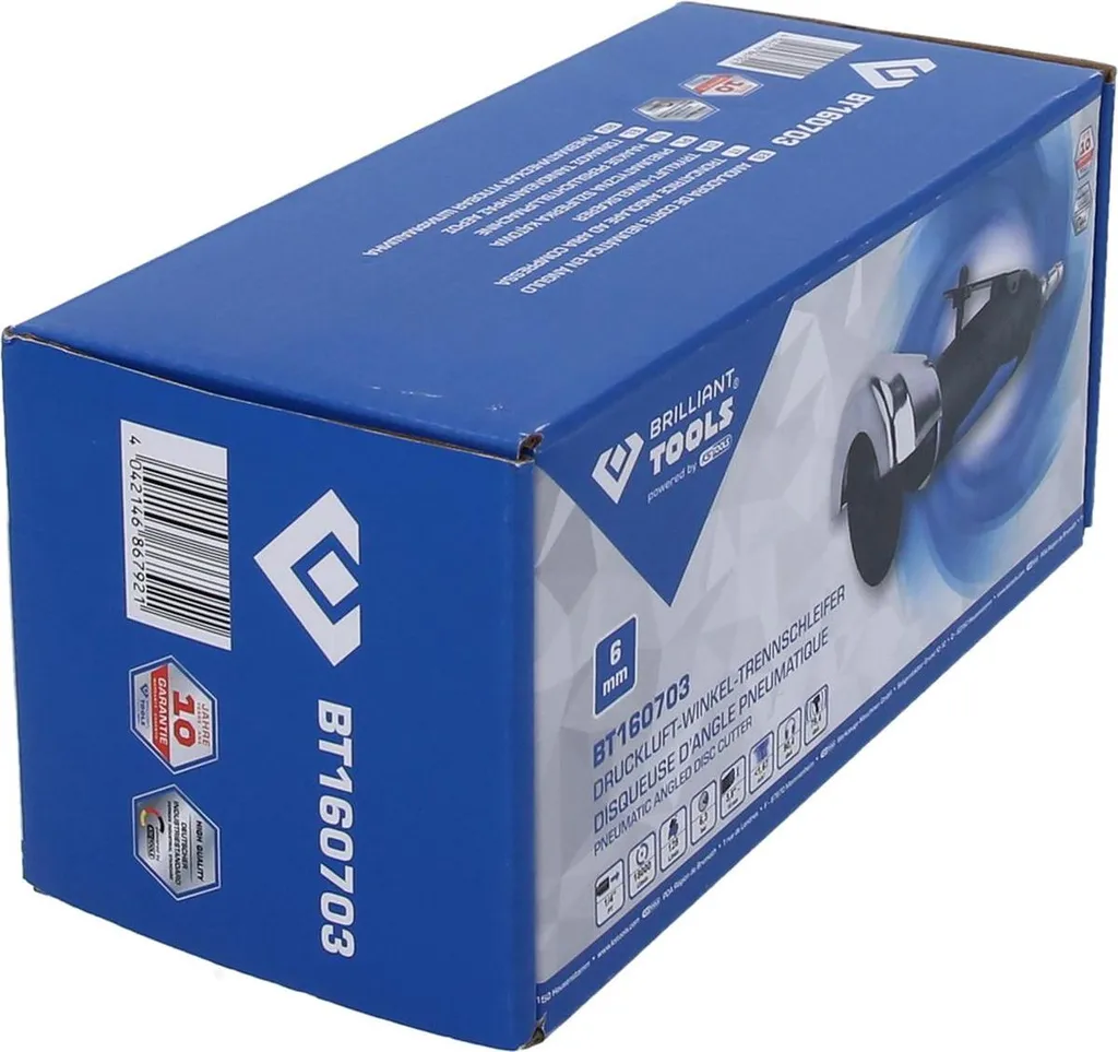 Tronçonneuse d'angle pneumatique avec carter réglable BRILLIANT TOOLS 75mm - 13