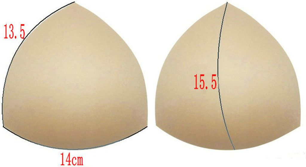 BH-Pads, BH-Polsterung, herausnehmbare Sport-BH-Pads, Produktbild 2