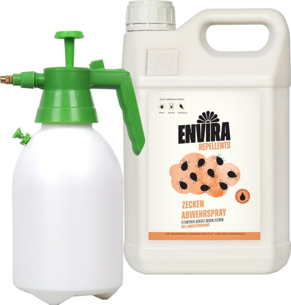 Envira Zecken Abwehrspray 5L mit Drucksprüher