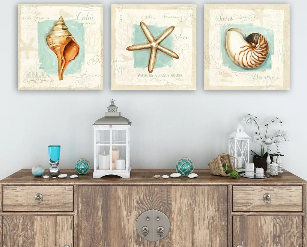 Wallity pmdr44 Quadro Astratto Colorato 100% Tela 90x30 | Wall Art