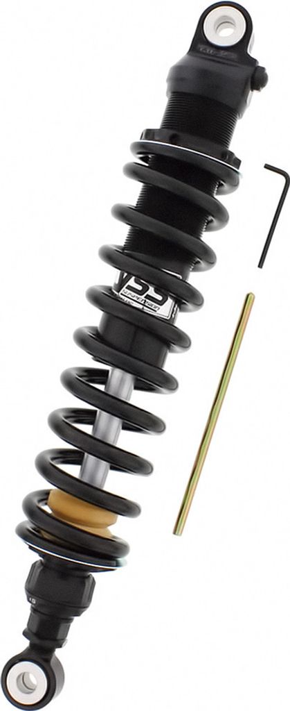 YSS verstellbarer Hinterstoßdämpfer 385 mm schwarz