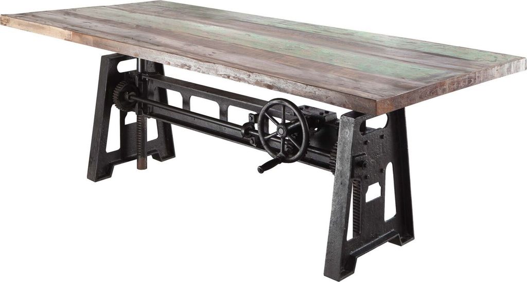 MASSIVMOEBEL24 | Table à manger 220x100 Bois de Image du produit 