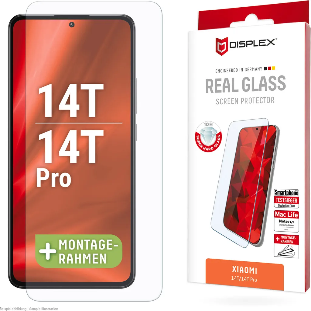 Protezione Schermo Xiaomi 14T / 14T Pro Displex 10H - Zero Bolle
