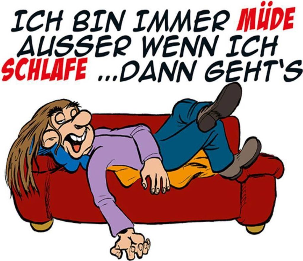 vianmo Holzschild 30x40 cm bin immer müde außer beim Schlafen