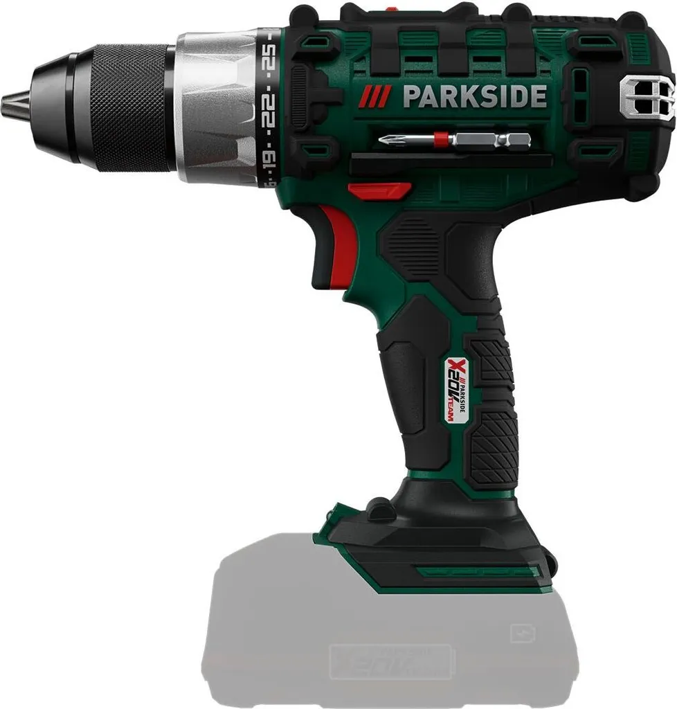 Perceuse-visseuse Parkside PABS 20-Li E6 avec mandrin monomanchon 13mm