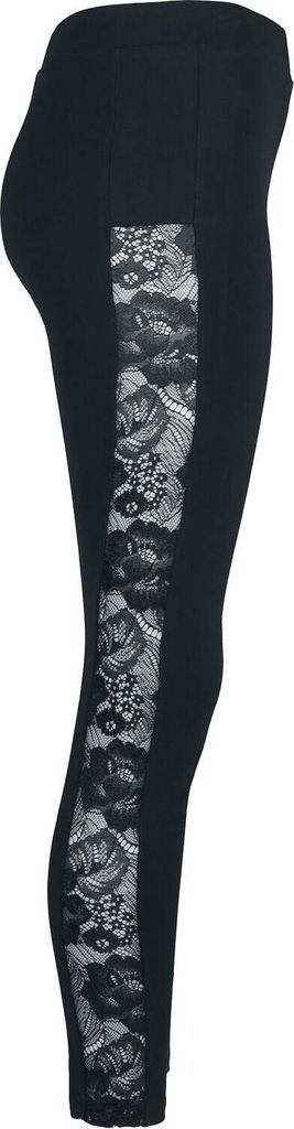 Urban Classics Leggings Damen Ladies Lace Striped Leggings Produktbild 