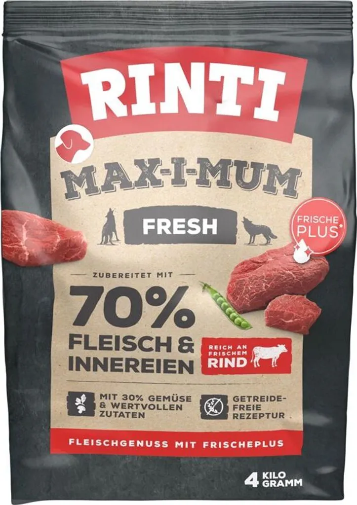 Offerta Rinti Max-i-mum Manzo 8kg (2x4kg) - Cibo Secco per Cani Adulti