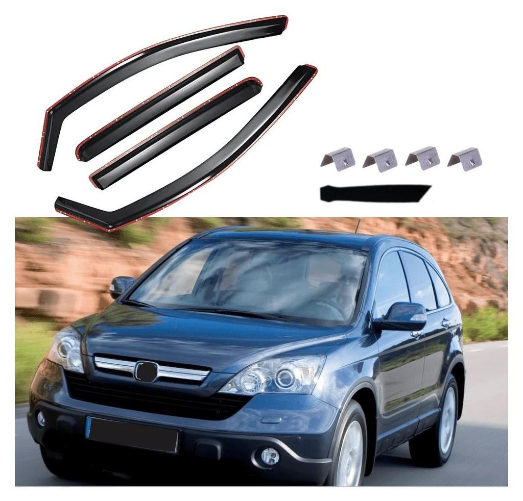 Lot de 4 déflecteurs pour Honda CR-V (2007-2010) Image du produit 
