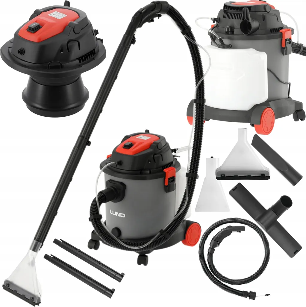 Aspirapolvere Solidi e Liquidi 1200W 20L - Pulitore Tappezzeria Professionale