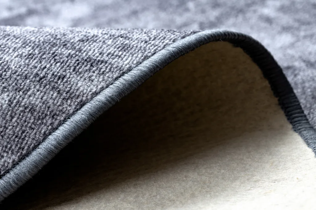 Tapis Rond Gris SOLID 100 cm : Solution Anti-Bruit et Anti-Rayures Sol - 5