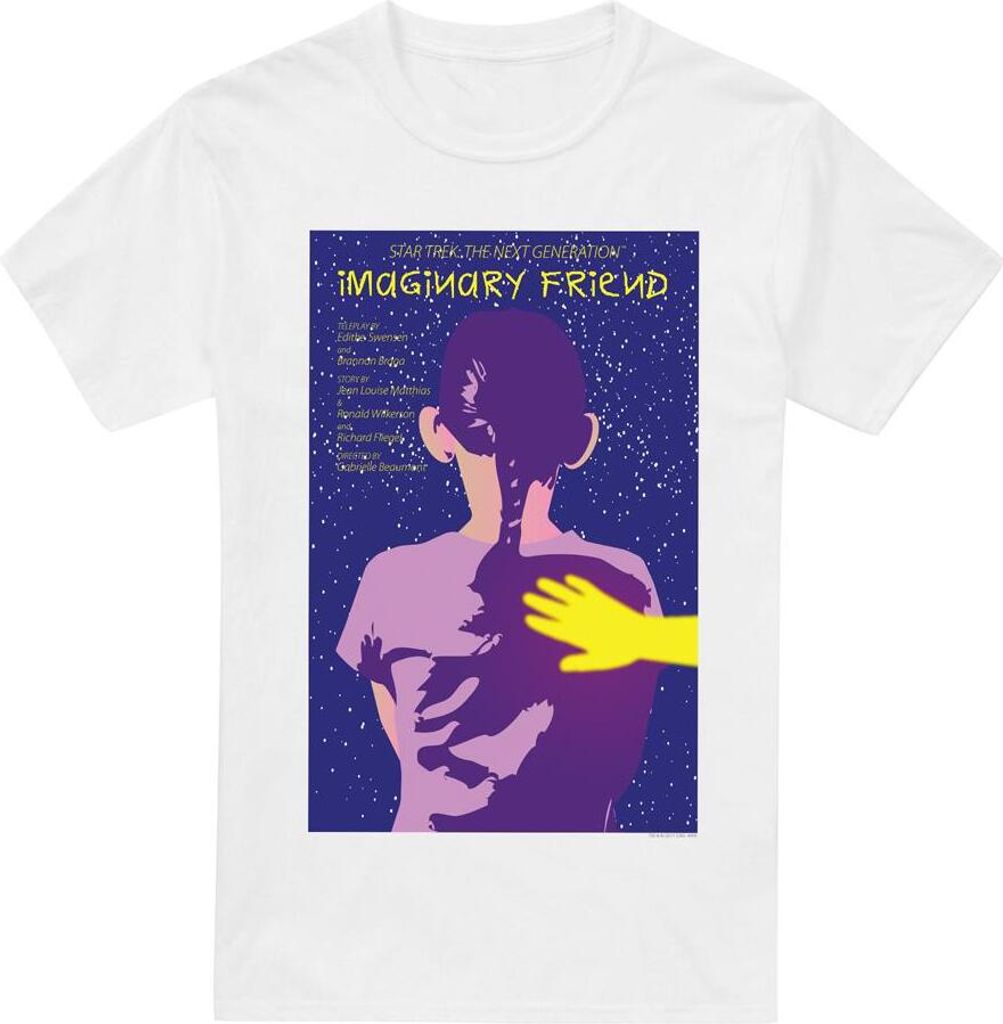 Star Trek - "The Next Generation Season 5 Episode 22" T-Shirt für Herren TV5388 (L) (Weiß)