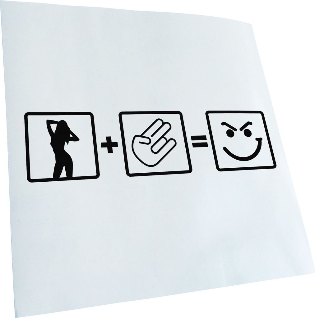 Kiwistar - Autoaufkleber - schwarz - 40 x 10 cm - Shocker Formel - Heckscheibenaufkleber - Aufkleber für Auto Kfz Fahrrad, LKW, Truck Mofa