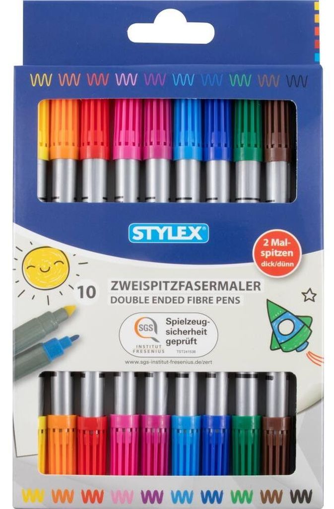 Stylex 66565, 10 farba/farieb, 2 mm, 3 mm, Chlapec / Obrázok produktu 