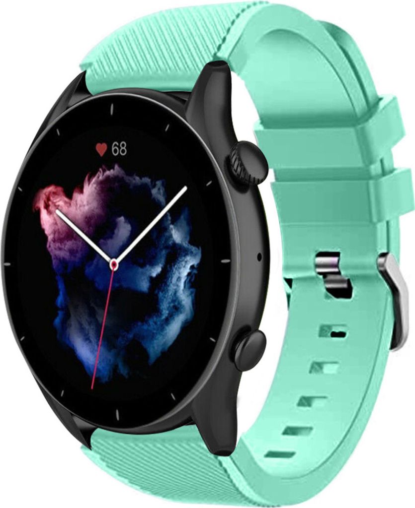 Strap-it Amazfit GTR 3 (Pro) Silikonarmband (Aqua)