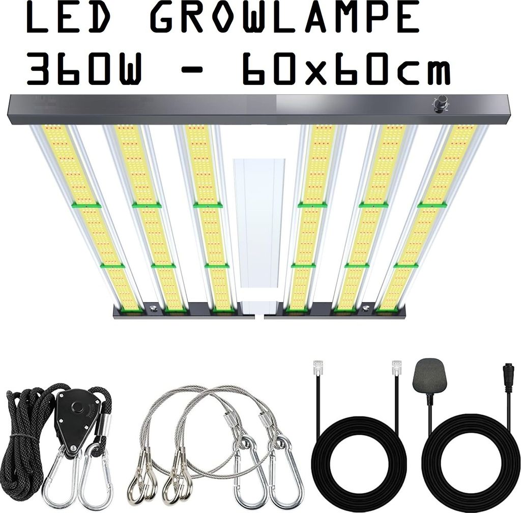 JUNG Vollspektrum LED Wachstumslampe PB360 Vollspektrum Produktbild 1