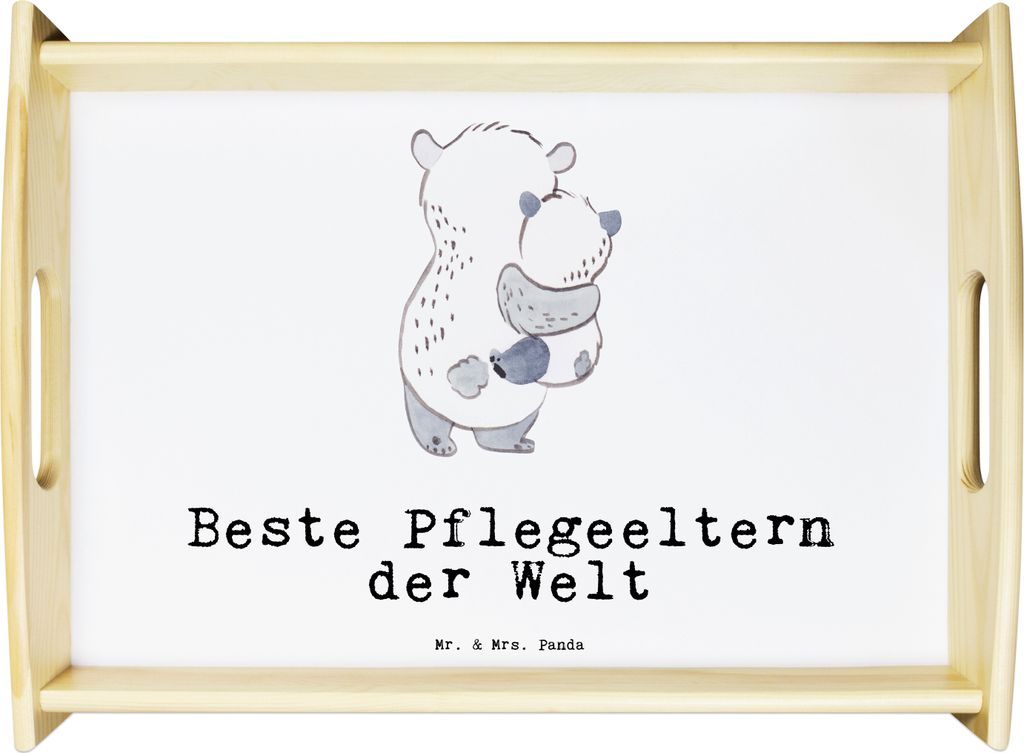 Mr. & Mrs. Panda Tablett Panda Beste Pflegeeltern der Welt Produktbild 