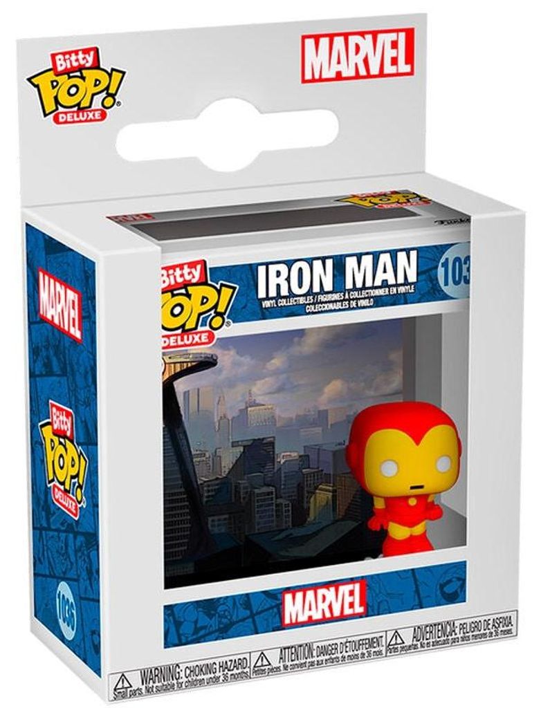Marvel Iron Man Bitty POP-Figur, Deluxe-Sammelspielzeug
