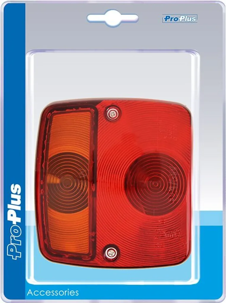 Luce Posteriore Camper e Carrello 4 Funzioni 98x104mm | Sicurezza in Viaggio