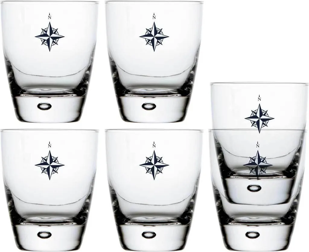 Verres à eau incassables Northwind Ecozen pour bateau et camping-car x6