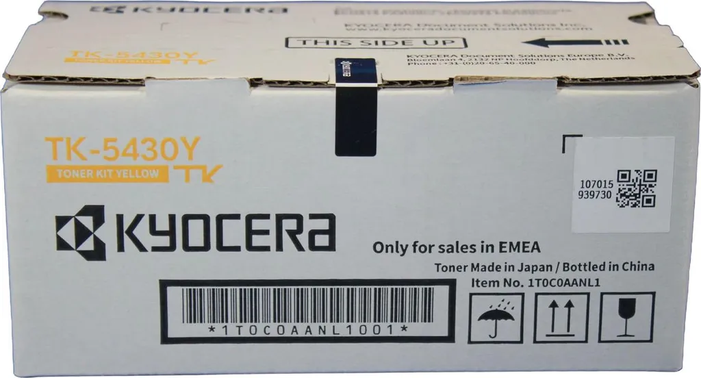 Recensione Toner Kyocera TK-5430Y Ciano Originale 1250 Pagine 1T0C0AANL1