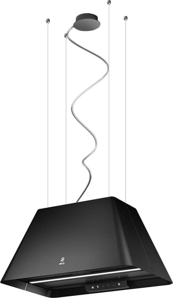 Elica Ikona Light PRF0165082 Inselhaube 600mm Schwarz 710 Produktbild 