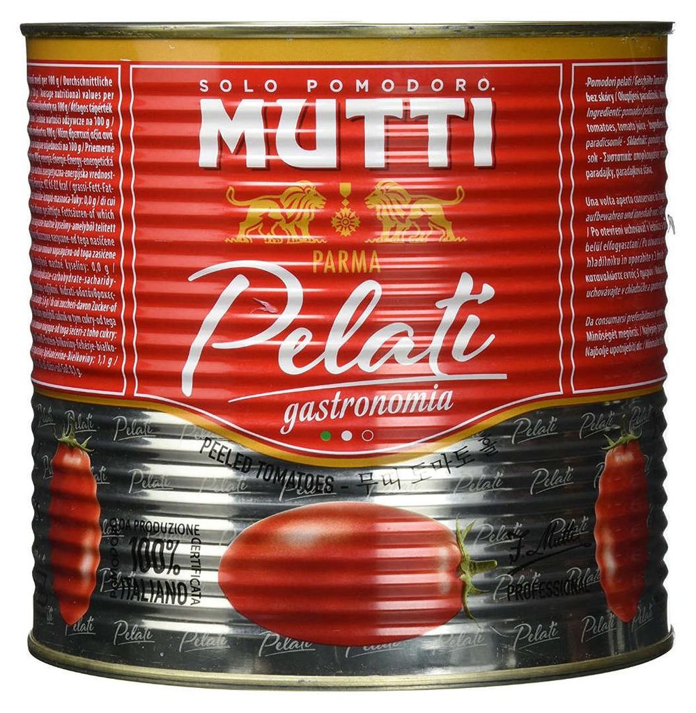 Pomodori pelati Mutti Pelati Pomodori pelati per la cottura Immagine del prodotto 