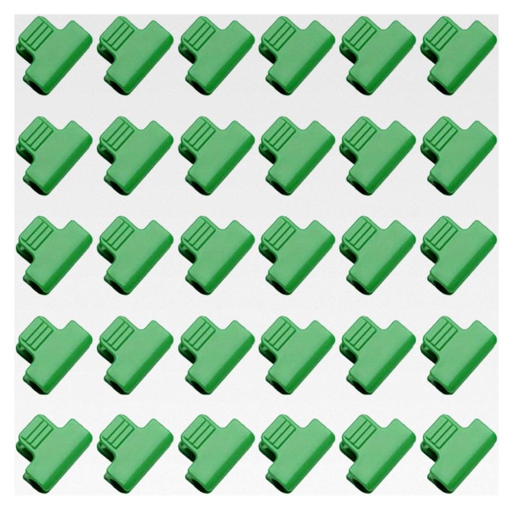 30 Stück Gewächshausklammern, 16 mm, Garten-Hoop-Clips, Pflanzenclips, Abdeckung für Folienreihen, Netz-Tunnel-Clips, Rahmen, Schattierung, Netz...