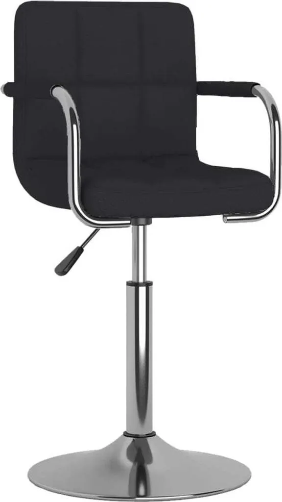 Sgabello SYFAX™ Nero Tessuto: Il Must-Have per una Casa Luxury