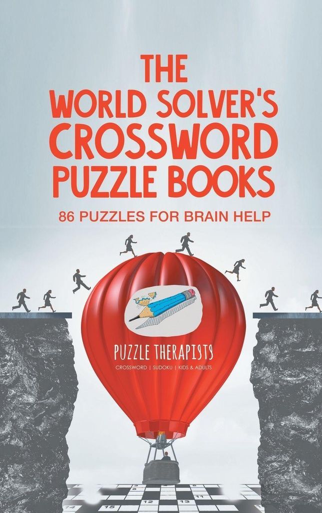 The World Solver's Crossword Puzzle Books | 86 Puzzles for Brain Help