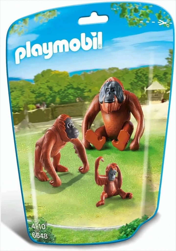 PLAYMOBIL City Life 2 Orang-Utans mit Baby, 4 Jahr(e), Produktbild 