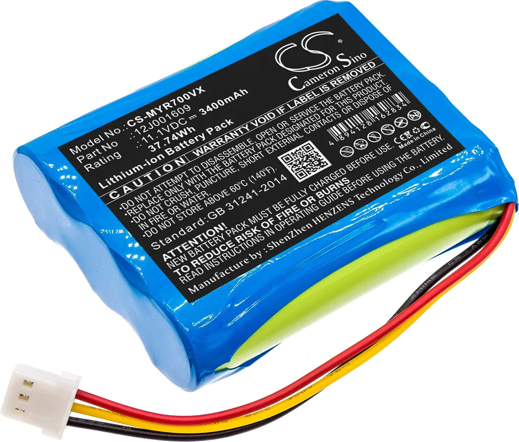 Réparer Everybot RS500 RS700 avec la batterie 12J001609 Li-ion 11.1V