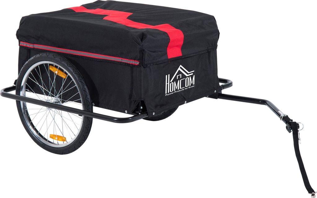 Fahrradanhänger Klappbar Lastenanhänger mit Kupplung,Transportwagen bis 40 kg belastbar, Transportanhänger Anhänger für Fahrrad Handwagen 140 ...