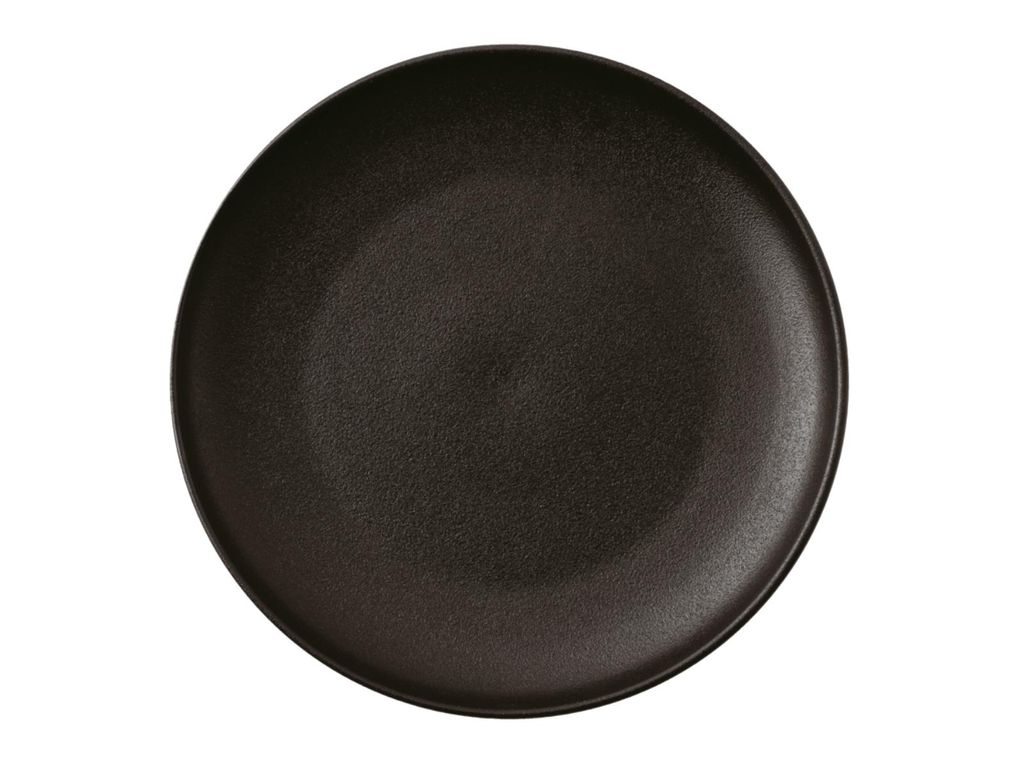 Rosenthal Stoneware Black Clay Teller flach 21cm
