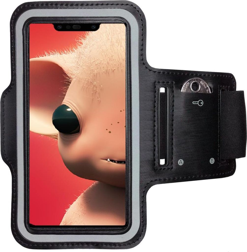 Huawei P Smart + (Plus) Handy Sport Armband Fitness Hülle Armtasche
